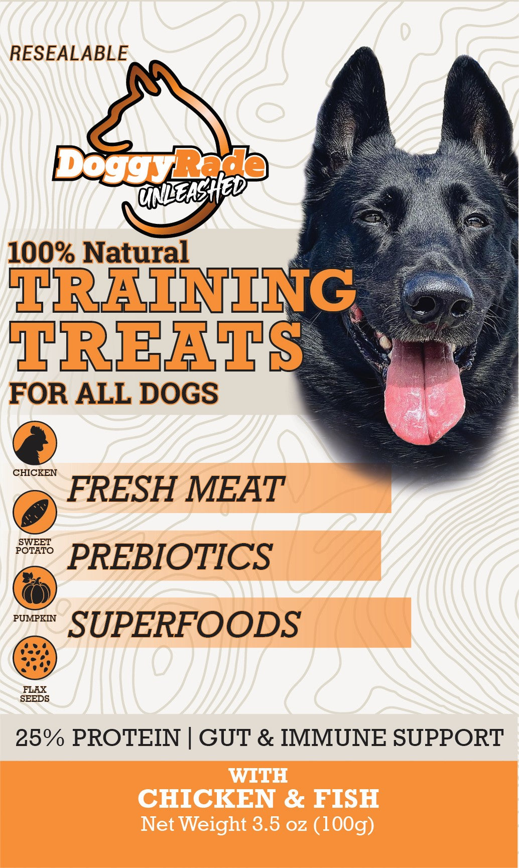 NOW AVAILABLE!!  3-PACK BUNDLE DoggyRade Unleashed Training Treats