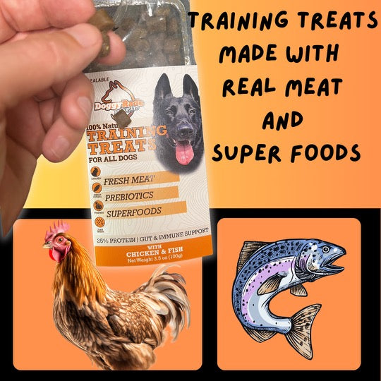 NOW AVAILABLE!!  3-PACK BUNDLE DoggyRade Unleashed Training Treats