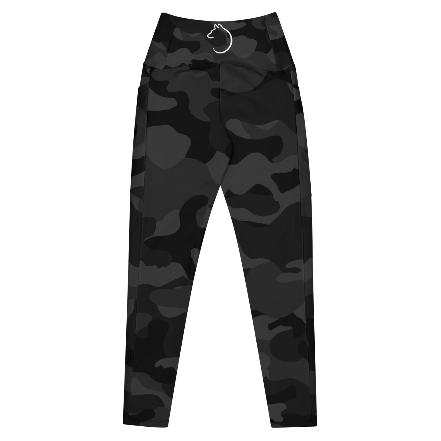 Black Camo Leggings with pockets