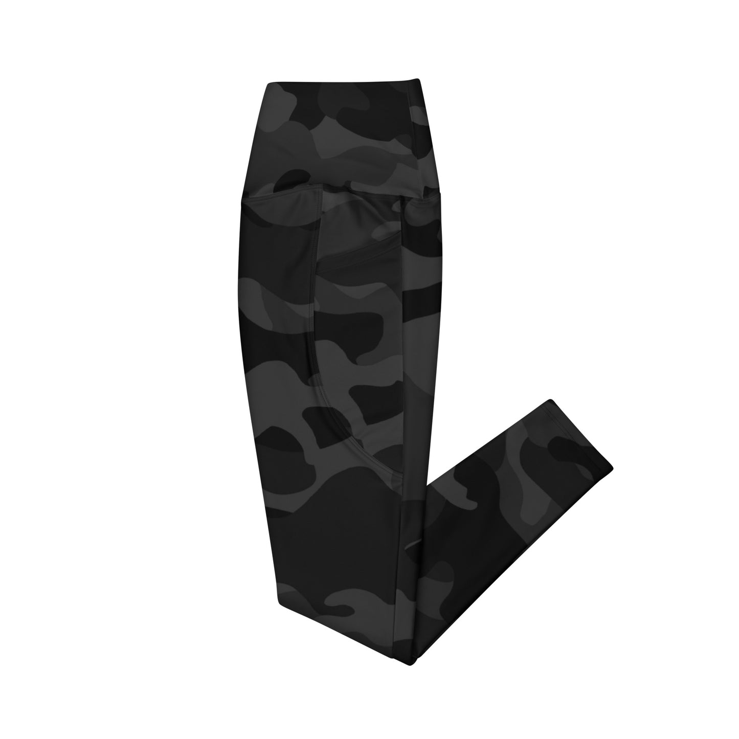 Black Camo Leggings with pockets