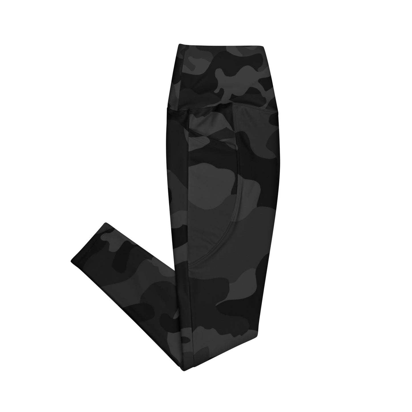 Black Camo Leggings with pockets