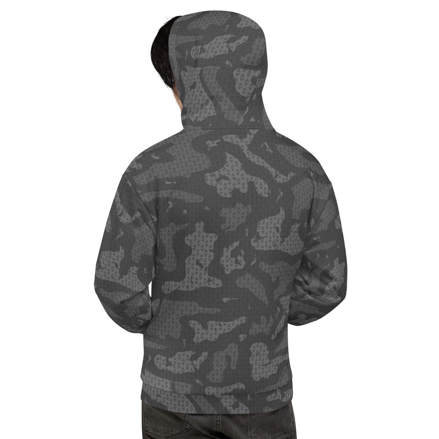 DoggyRade Unleashed Unisex Black Camo Hoodie