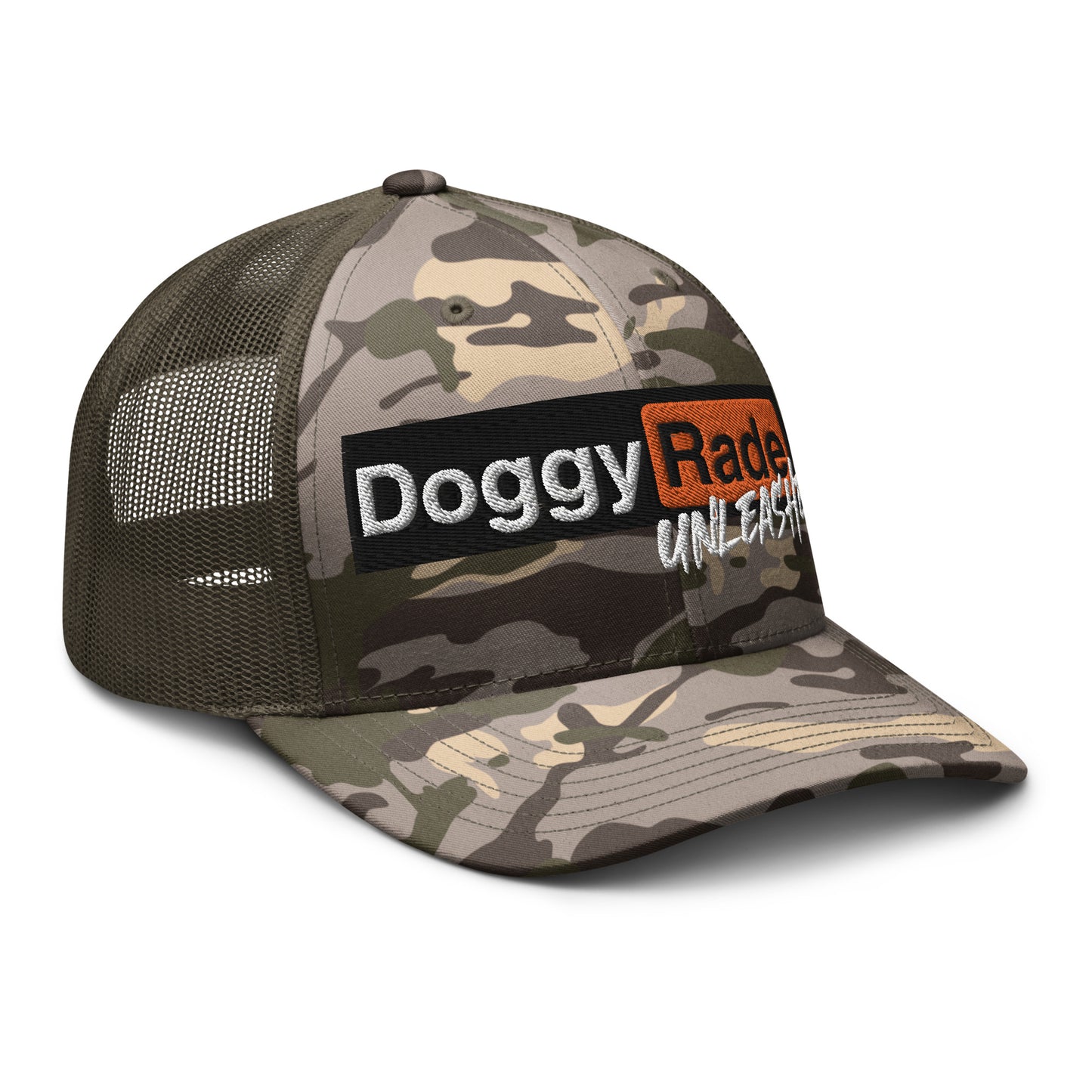 Camouflage trucker hat