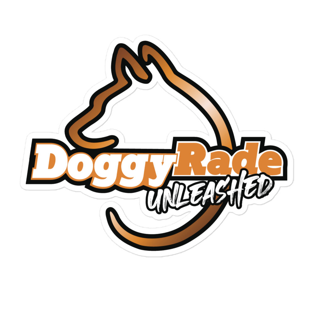 DoggyRade Unleashed Logo Bubble-free Sticker