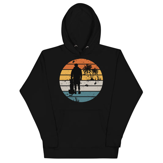 DoggyRade Unleashed Beach Beach Scene Unisex Hoodie