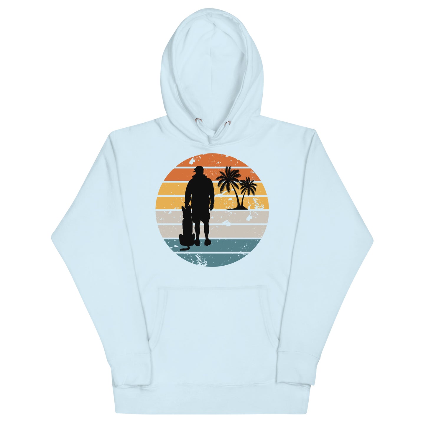 DoggyRade Unleashed Beach Beach Scene Unisex Hoodie