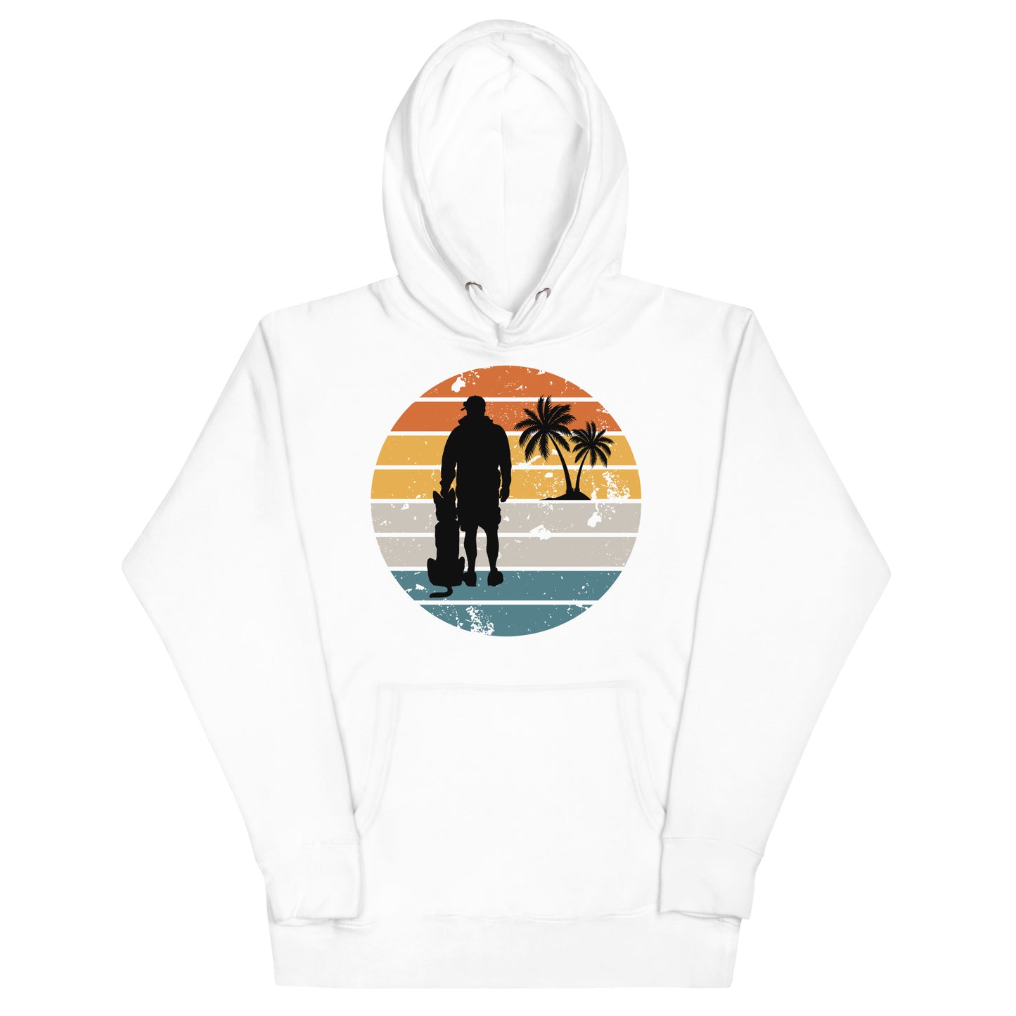 DoggyRade Unleashed Beach Beach Scene Unisex Hoodie