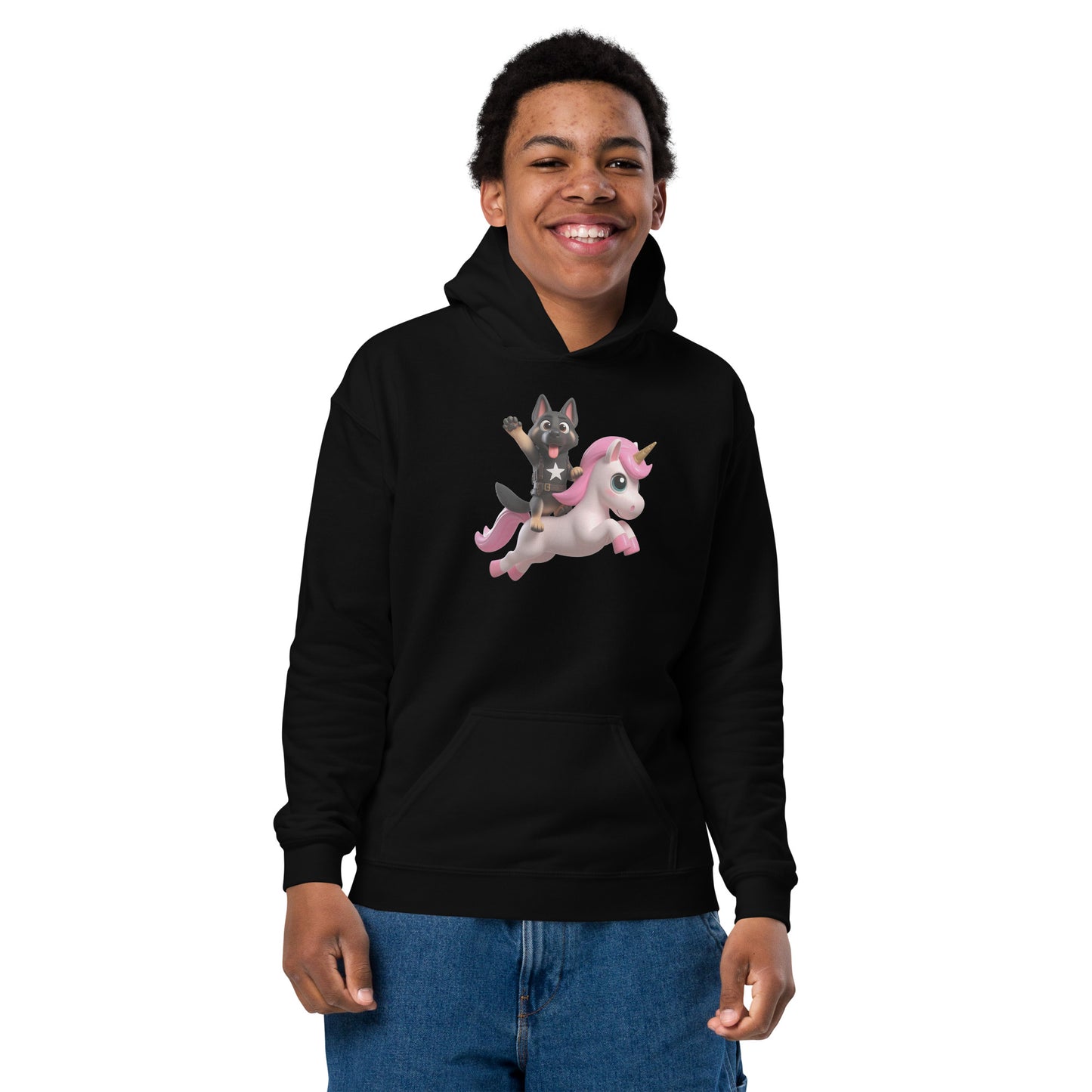 DoggyRade Unleashed Unicorn Youth Hoodie