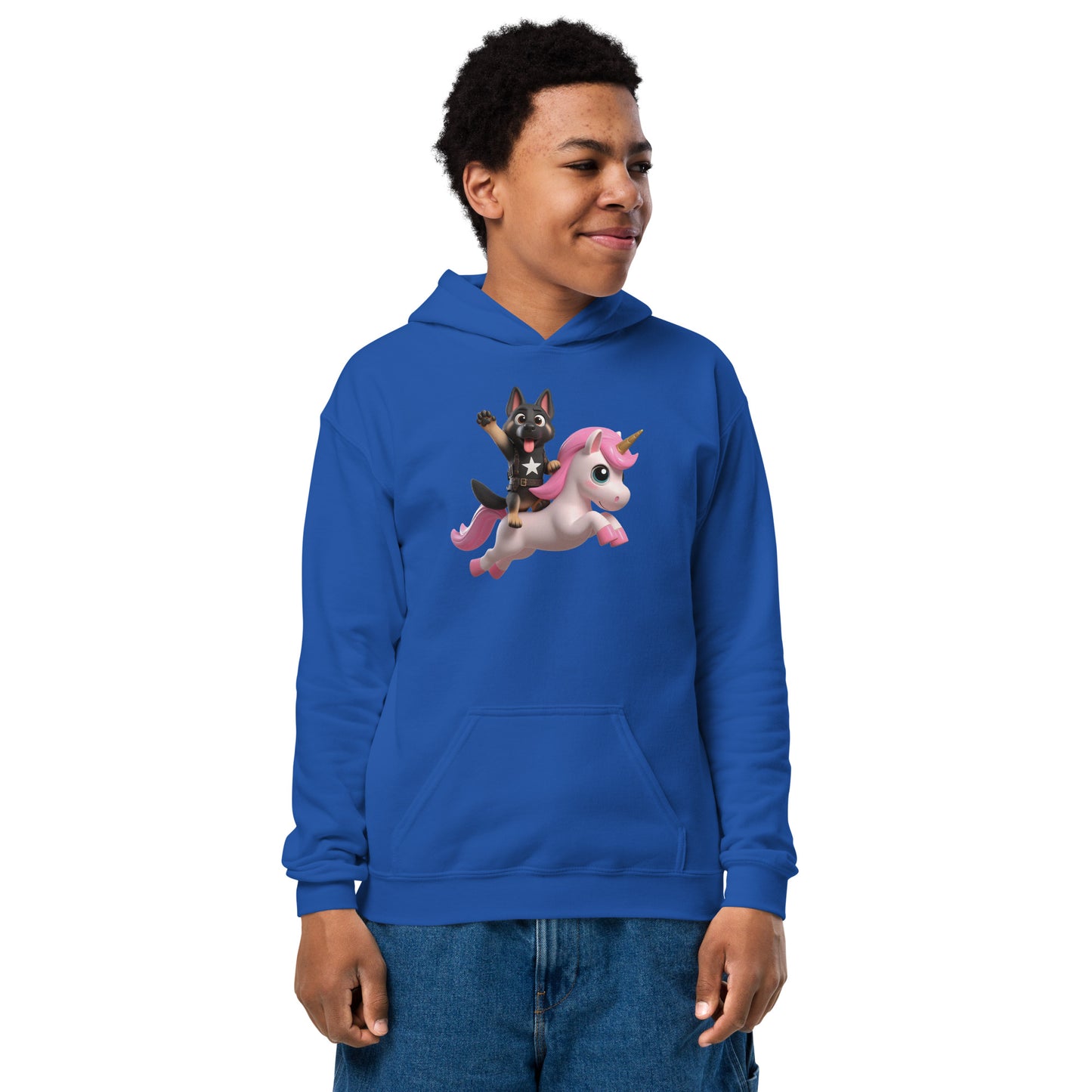 DoggyRade Unleashed Unicorn Youth Hoodie