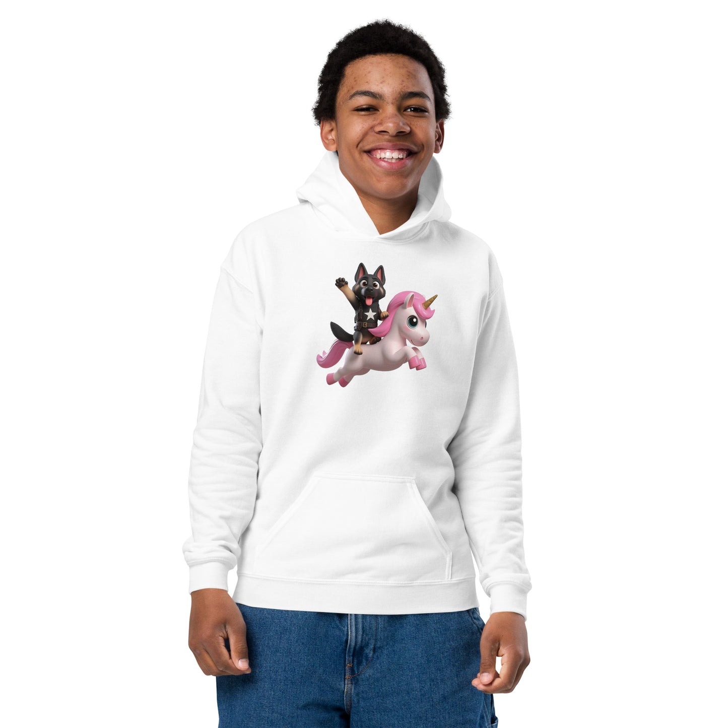 DoggyRade Unleashed Unicorn Youth Hoodie