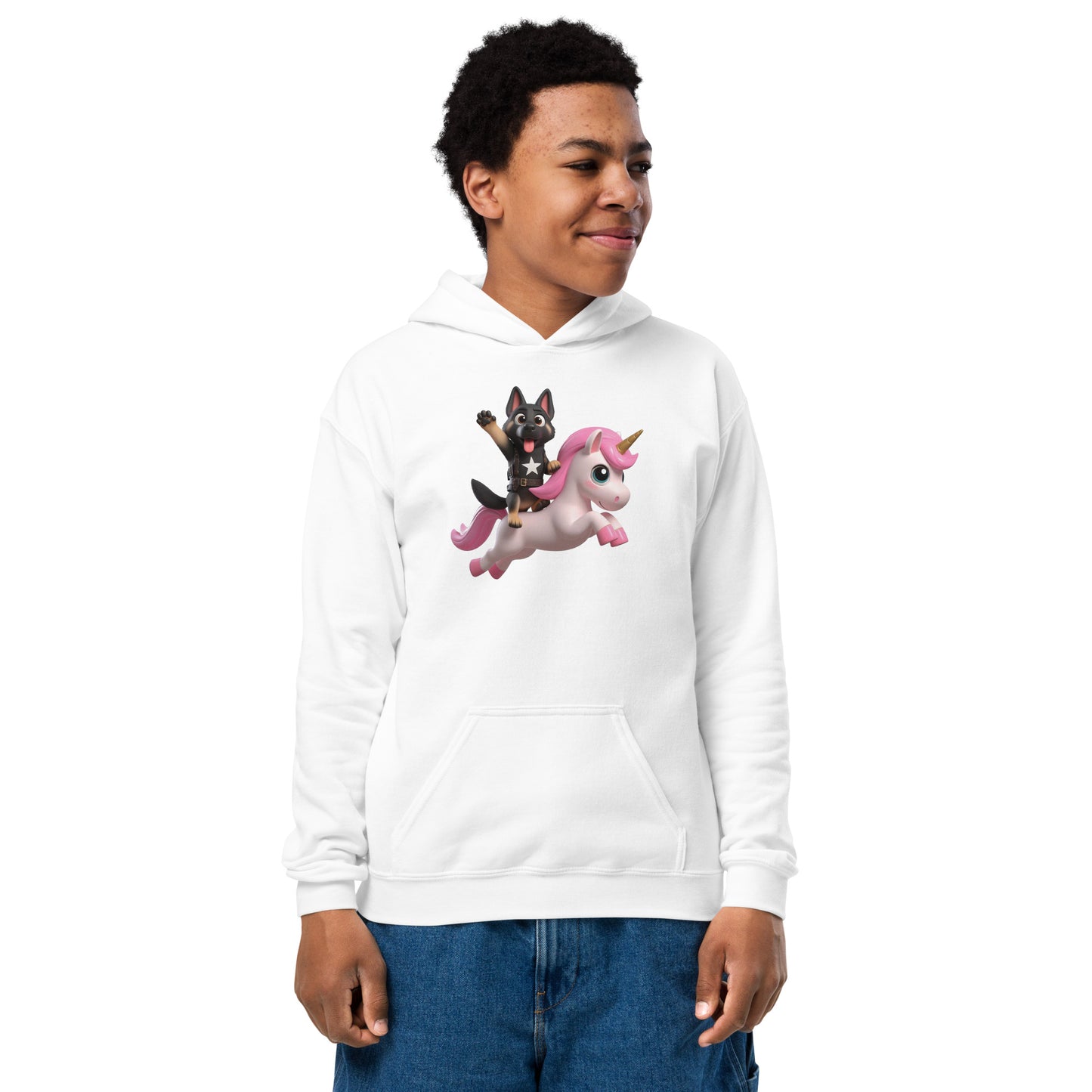 DoggyRade Unleashed Unicorn Youth Hoodie